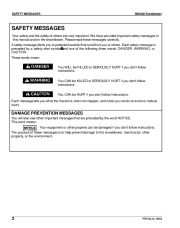 Honda SB2040 Snow Blower Owners Manual page 3