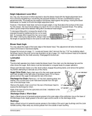 Honda SB2040 Snow Blower Owners Manual page 36