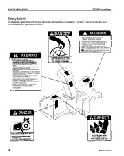 Honda SB2040 Snow Blower Owners Manual page 5