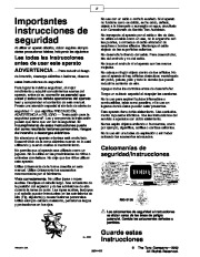 Toro 51589 Quiet Blower Vac Manual del Propietario, 2000 page 2