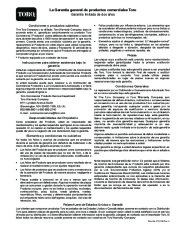 Toro 04030, 04206, 04031, 04202 Toro Greensmaster Flex 18 Mower Manual del Propietario, 2008 page 40