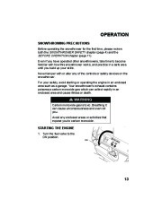 Honda HS520A HS520AS Snow Blower Owners Manual page 15