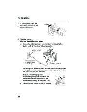 Honda HS520A HS520AS Snow Blower Owners Manual page 16