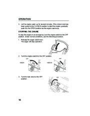 Honda HS520A HS520AS Snow Blower Owners Manual page 18