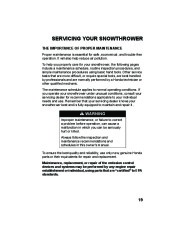 Honda HS520A HS520AS Snow Blower Owners Manual page 21