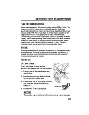 Honda HS520A HS520AS Snow Blower Owners Manual page 25