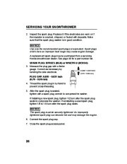 Honda HS520A HS520AS Snow Blower Owners Manual page 28