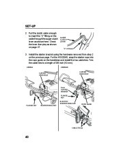 Honda HS520A HS520AS Snow Blower Owners Manual page 42