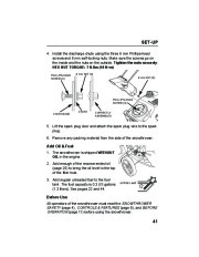 Honda HS520A HS520AS Snow Blower Owners Manual page 43