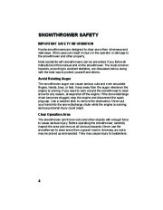 Honda HS520A HS520AS Snow Blower Owners Manual page 6