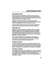 Honda HS520A HS520AS Snow Blower Owners Manual page 7