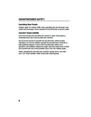 Honda HS520A HS520AS Snow Blower Owners Manual page 8