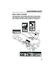 Honda HS520A HS520AS Snow Blower Owners Manual page 9