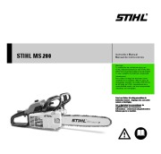 STIHL MS 200 Chainsaw Owners Manual page 1
