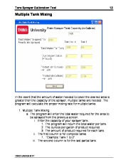 Toro Toro Sprayer Calibration Tool Catalog page 15