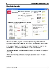 Toro Toro Sprayer Calibration Tool Catalog page 8