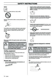 Husqvarna 365 372XP Chainsaw Owners Manual, 2002,2003,2004 page 10