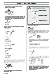 Husqvarna 365 372XP Chainsaw Owners Manual, 2002,2003,2004 page 12