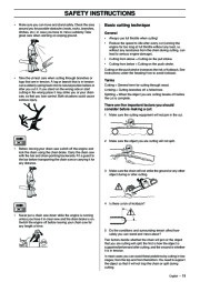 Husqvarna 365 372XP Chainsaw Owners Manual, 2002,2003,2004 page 19