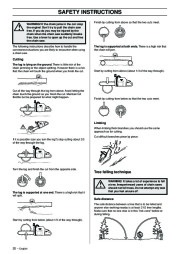Husqvarna 365 372XP Chainsaw Owners Manual, 2002,2003,2004 page 20