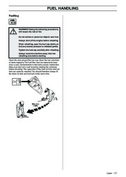 Husqvarna 365 372XP Chainsaw Owners Manual, 2002,2003,2004 page 27