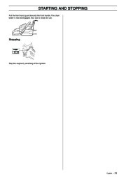 Husqvarna 365 372XP Chainsaw Owners Manual, 2002,2003,2004 page 29