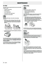 Husqvarna 365 372XP Chainsaw Owners Manual, 2002,2003,2004 page 32