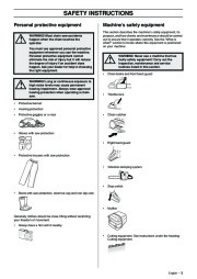 Husqvarna 365 372XP Chainsaw Owners Manual, 2002,2003,2004 page 5
