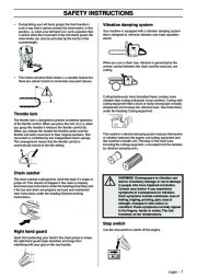 Husqvarna 365 372XP Chainsaw Owners Manual, 2002,2003,2004 page 7