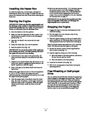 Toro 38053 824 Snowthrower Owners Manual, 2000, 2001 page 17