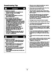 Toro 38053 824 Snowthrower Owners Manual, 2000, 2001 page 18