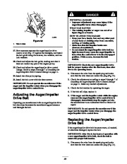 Toro 38053 824 Snowthrower Owners Manual, 2000, 2001 page 23