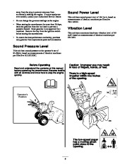 Toro 38053 824 Snowthrower Owners Manual, 2000, 2001 page 5