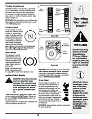 MTD Yard Man 614 Hydrostatic Tractor Lawn Mower Owners Manual page 13