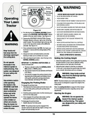 MTD Yard Man 614 Hydrostatic Tractor Lawn Mower Owners Manual page 16