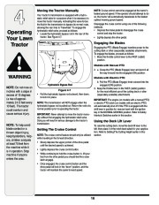 MTD Yard Man 614 Hydrostatic Tractor Lawn Mower Owners Manual page 18