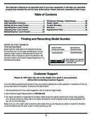 MTD Yard Man 614 Hydrostatic Tractor Lawn Mower Owners Manual page 2