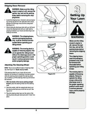 MTD Yard Man 614 Hydrostatic Tractor Lawn Mower Owners Manual page 9