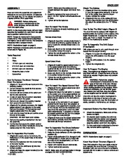 Murray 629104X5A Snow Blower Owners Manual page 11