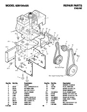 Murray 629104X5A Snow Blower Owners Manual page 29