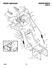 Murray 629104X5A Snow Blower Owners Manual page 38