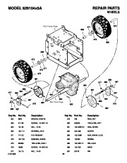 Murray 629104X5A Snow Blower Owners Manual page 45