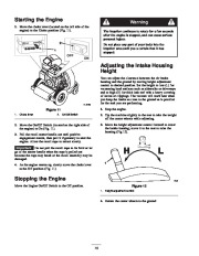 Toro 62925 5.5 hp Lawn Vacuum Owners Manual, 2001 page 10