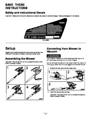 Toro 51619 Ultra Blower/Vacuum Owners Manual, 2014 page 2