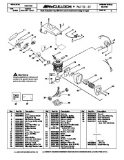 McCulloch Owners Manual, 2003,2004,2005,2006,2007,2008 page 2