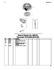 Toro 38650 Toro Power Max 1128 OXE Snowthrower Parts Catalog, 2007 page 19