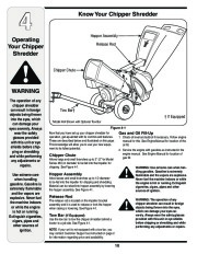 MTD 450 460 Series Vacuum Chipper Shredder Owners Manual page 10