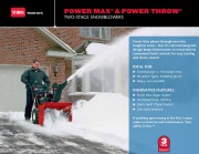 2010-2011 Toro Power Max 772E 726OE 826OXE 1028OXE 1128OXE Snow Blower Catalog page 1