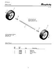 Simplicity 450 1691172 1691364 1691416 1691417 20-Inch Snow Blower Parts Manual page 9