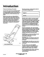 Toro 38025 1800 Power Curve Snowthrower Owners Manual, 1996 page 2